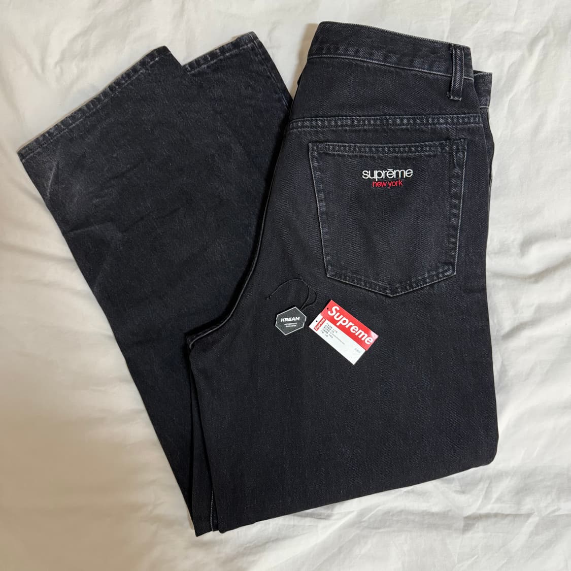 [30] Supreme Baggy Jean Black 슈프림 배기진 상품이미지4