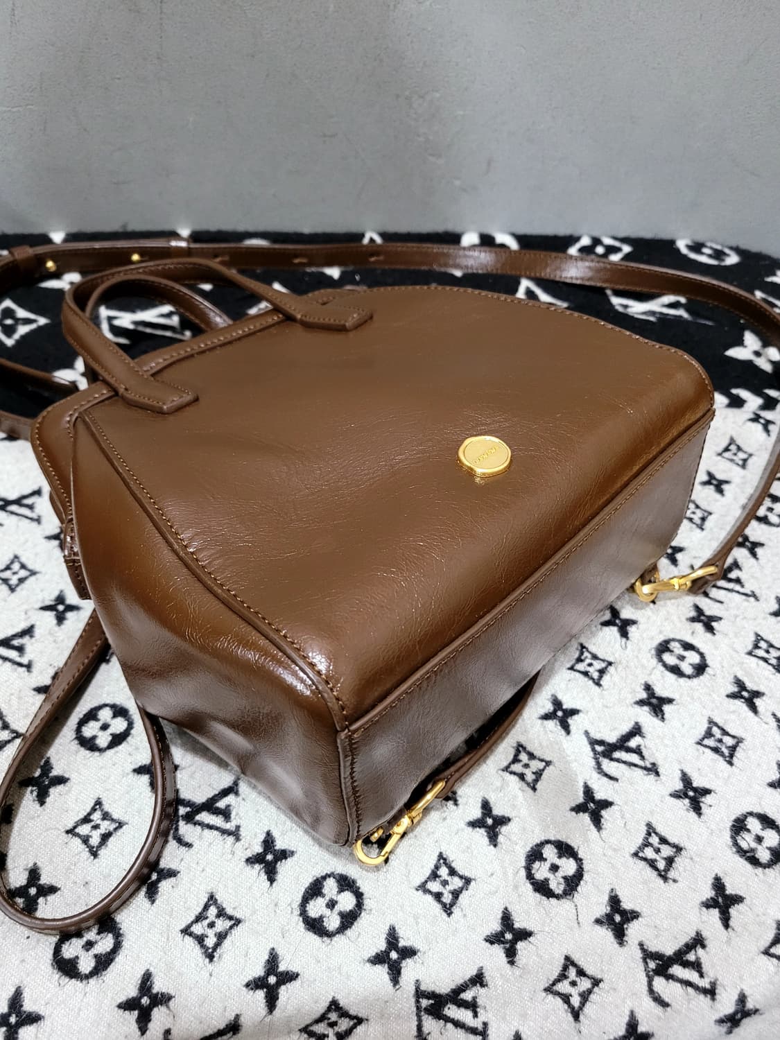 정품 르메메 삭 쁘띠 보 모카 크로스 & 백팩 상품이미지5