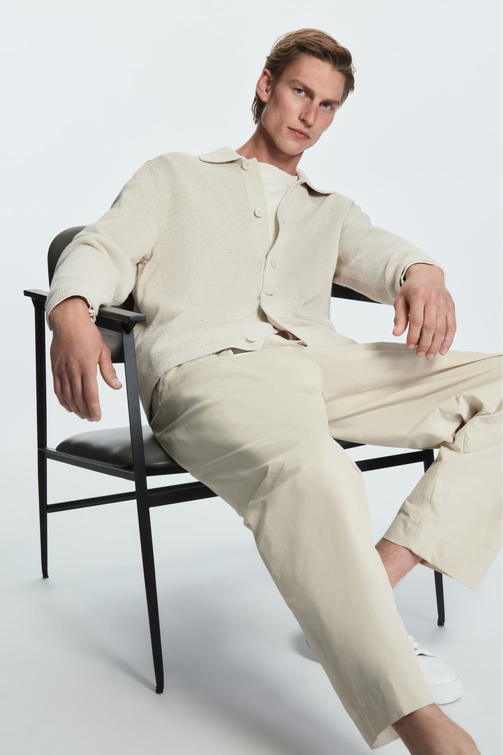 [코스] 릴랙스드 핏 칼라 가디건 상품이미지1