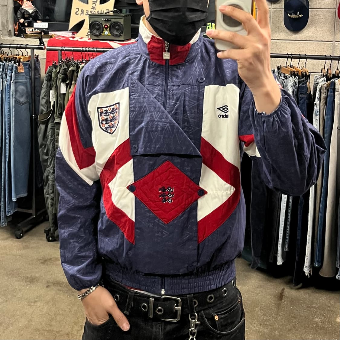 90-92 잉글랜드 우븐 트랙 자켓 (95) 상품이미지9