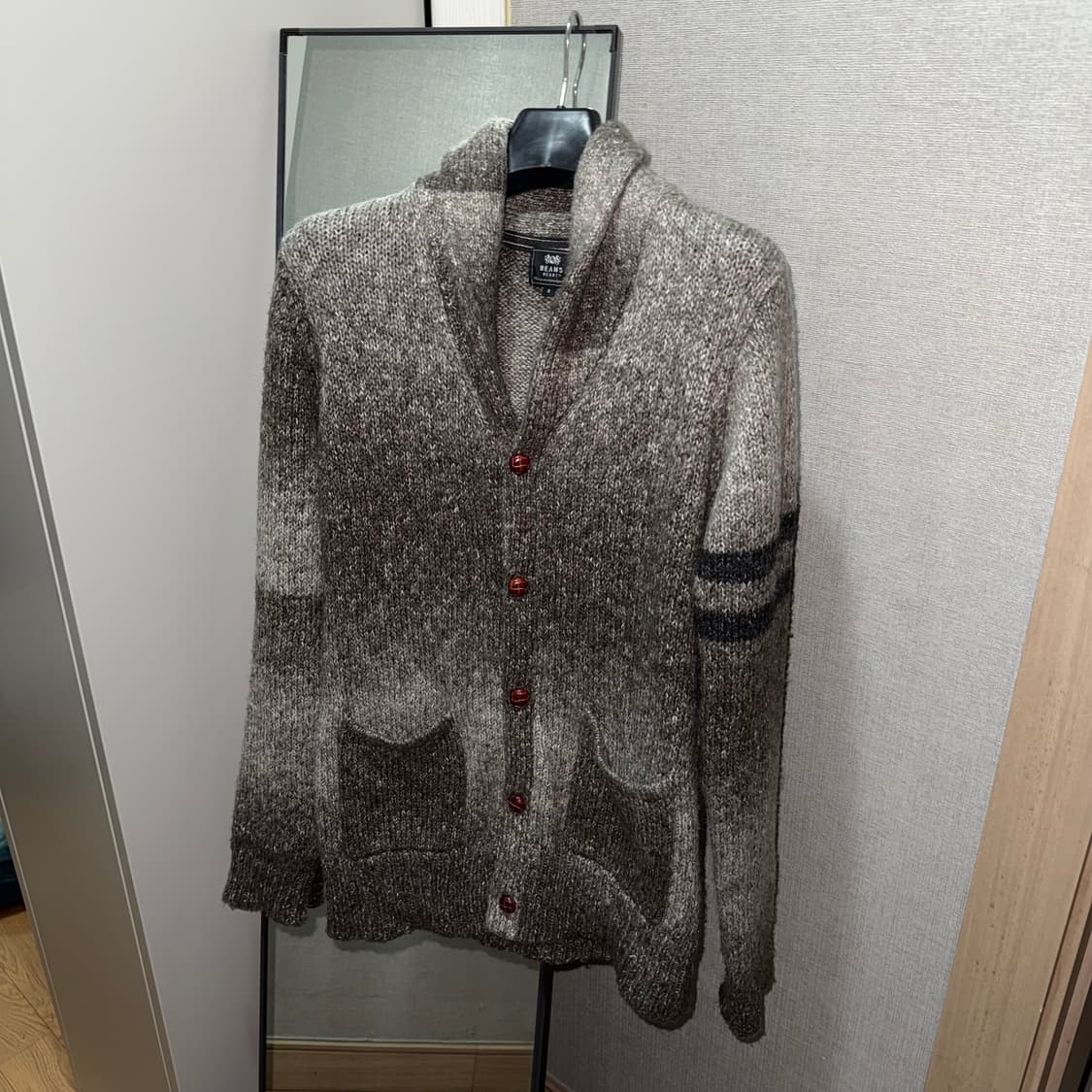 빔즈 니트가디건 상품이미지2