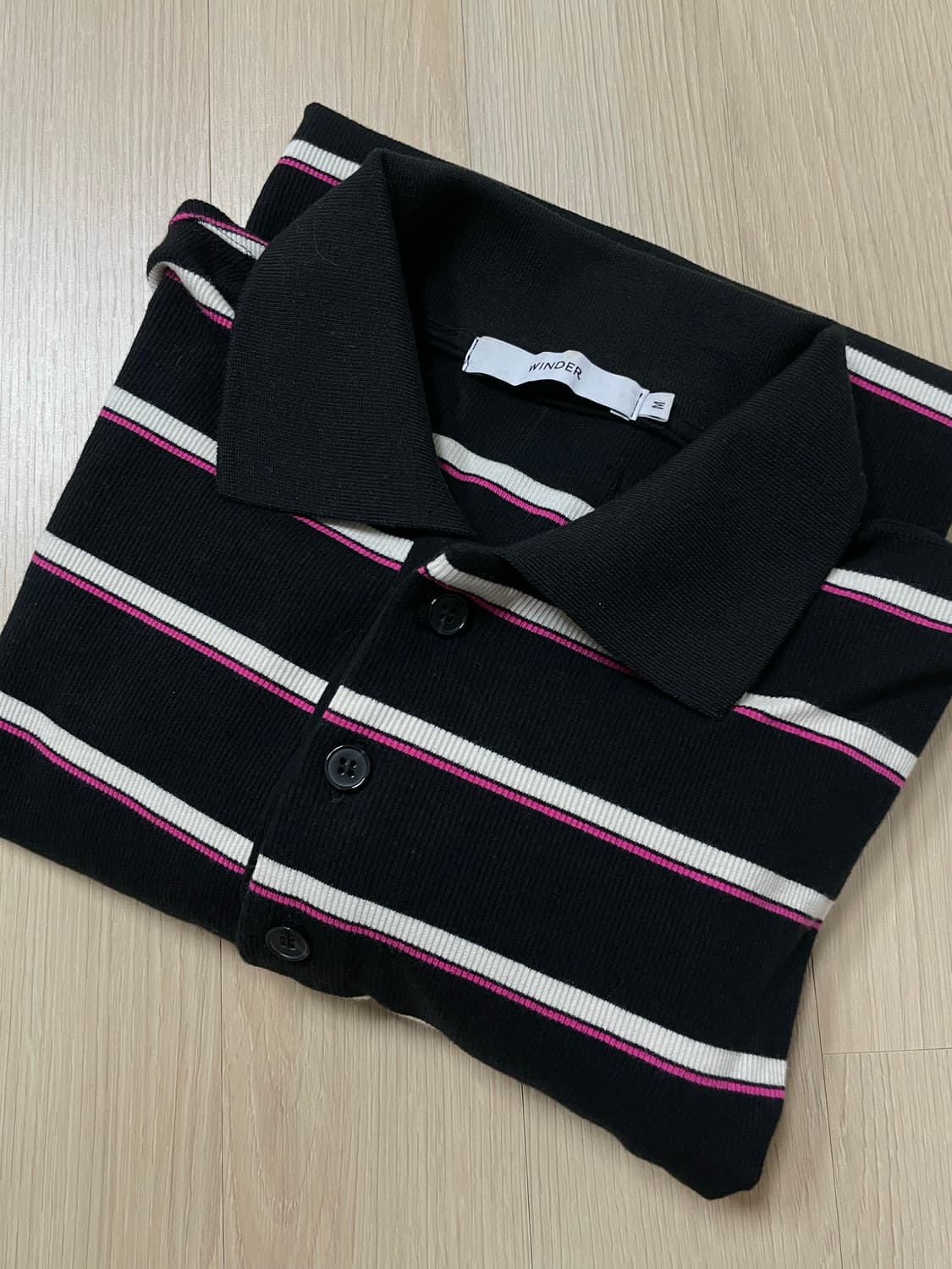 [M] 윈더 리브드 스트라이프 폴로셔츠 상품이미지3