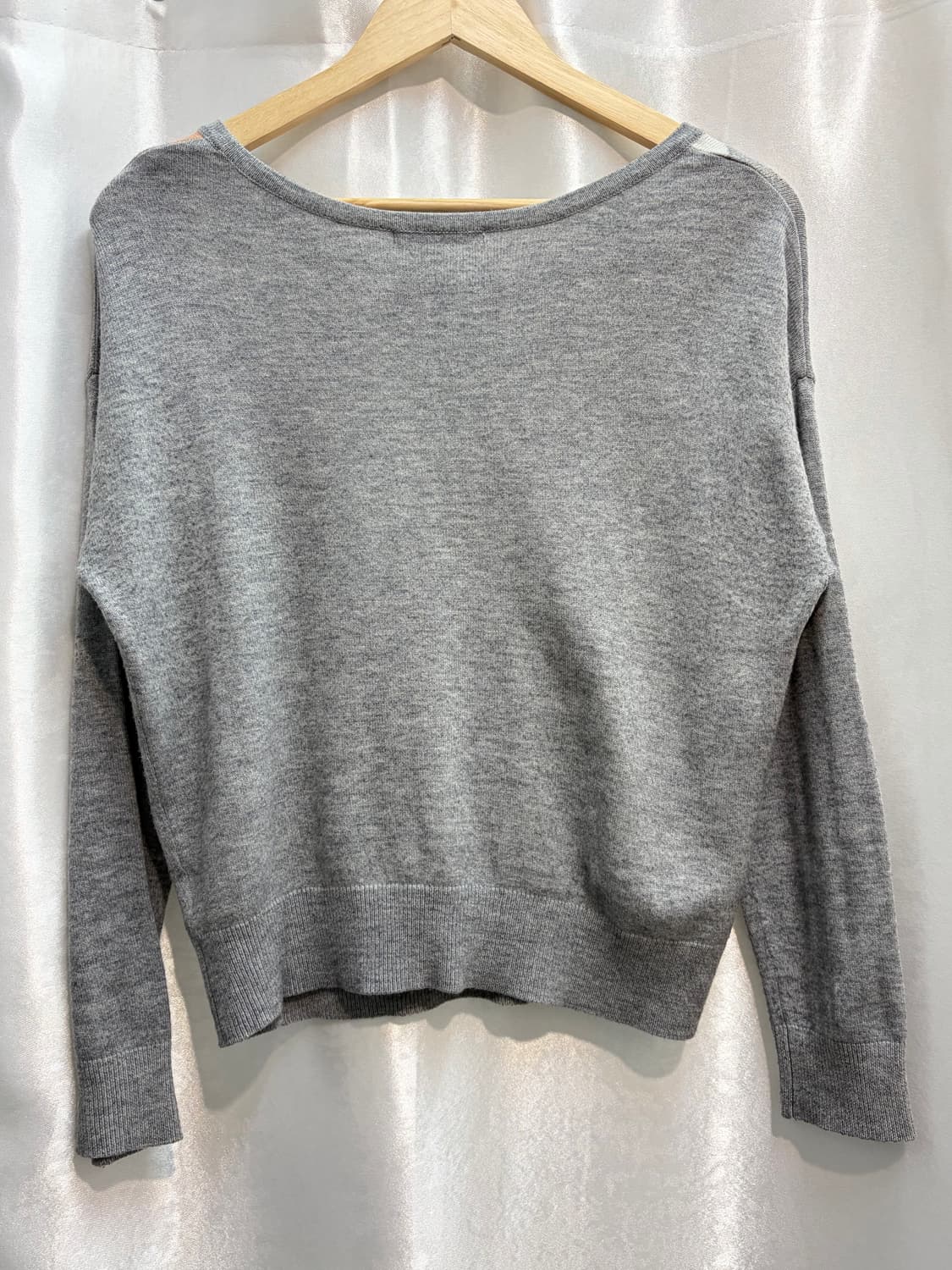 피치 아가일 유넥 니트 상품이미지4