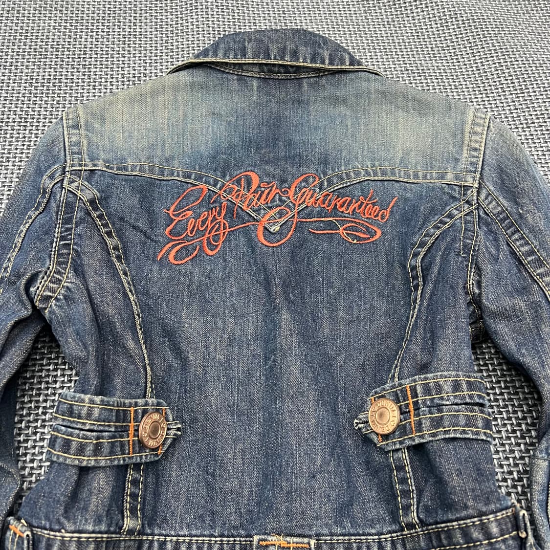 빈티지 워싱 데님자켓 상품이미지2