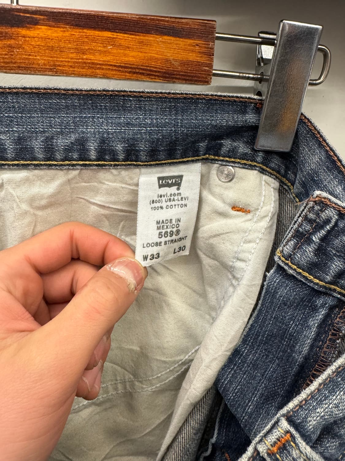 00‘s Levi’s 569 Loose Straight 상품이미지5