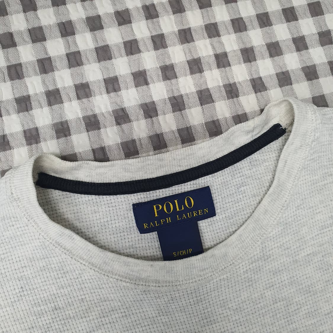 폴로 랄프로렌 와플 슬리브 면티 남자95 상품이미지2