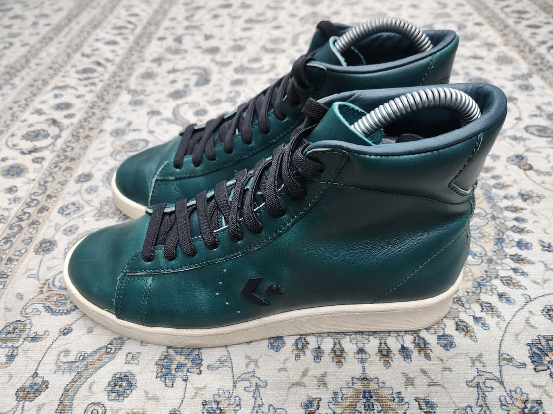 컨버스 X 호윈 레더 프로 레더 하이 리옹스 240mm 상품이미지3