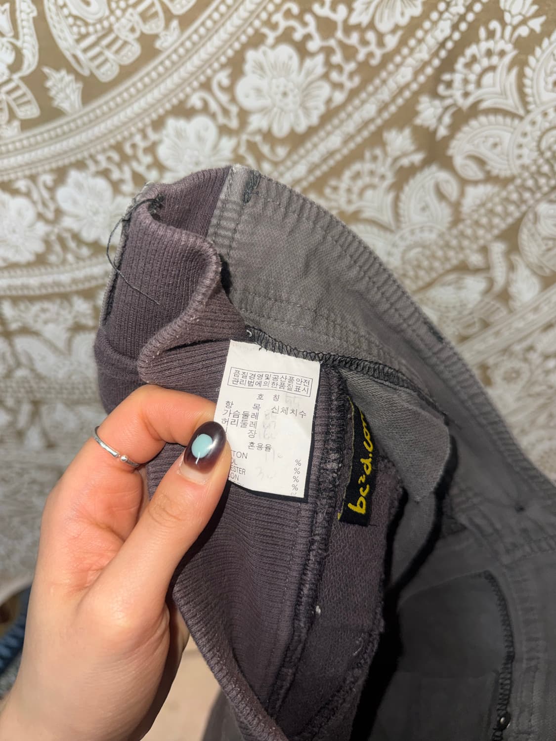 빈티지 여성 파츠 디테일 신치백 미니스커트 상품이미지6