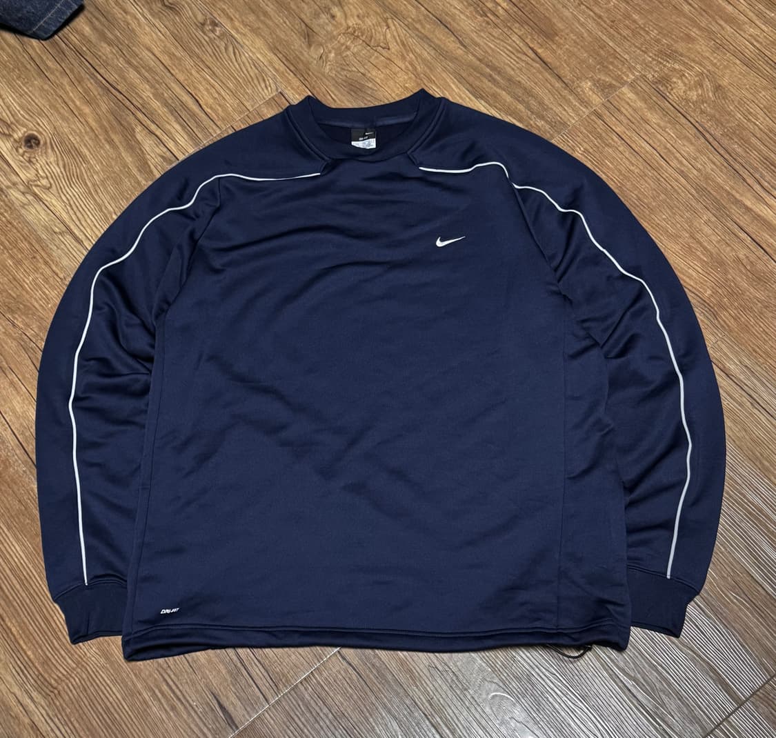 [2XL] 나이키 드라이핏 네이비 맨투맨 상품이미지2