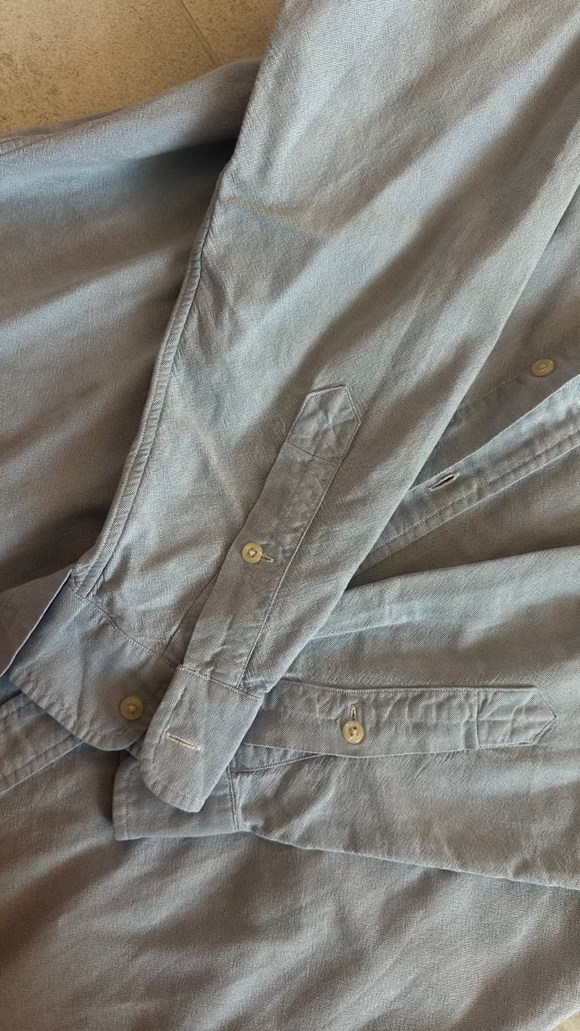 폴로 옥스퍼드 하늘색 청 셔츠 상품이미지9