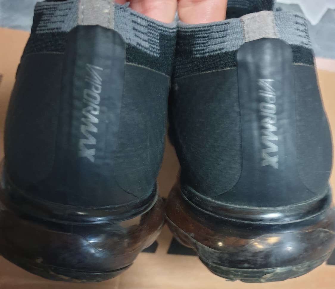 (2017s)나이키  에어 베이퍼맥스 플라이니트 블랙 다크그레이(265) 상품이미지4