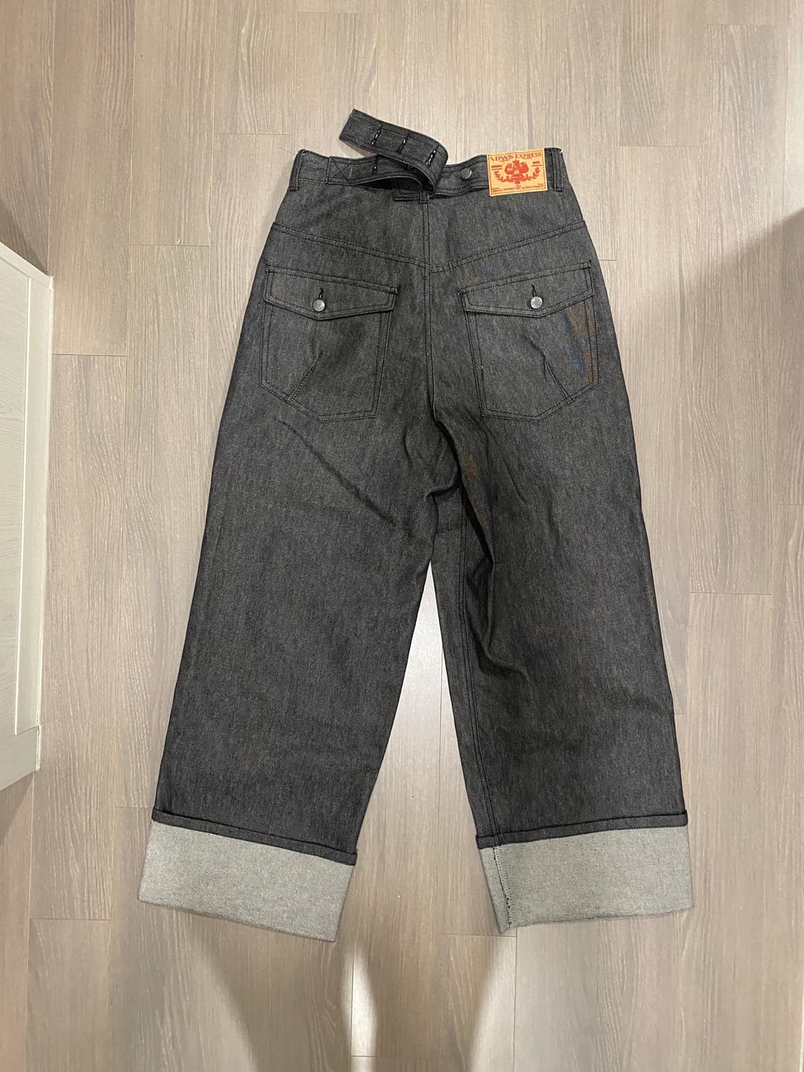 아이돈워너셀 데님팬츠 블랙 사이즈0 상품이미지4