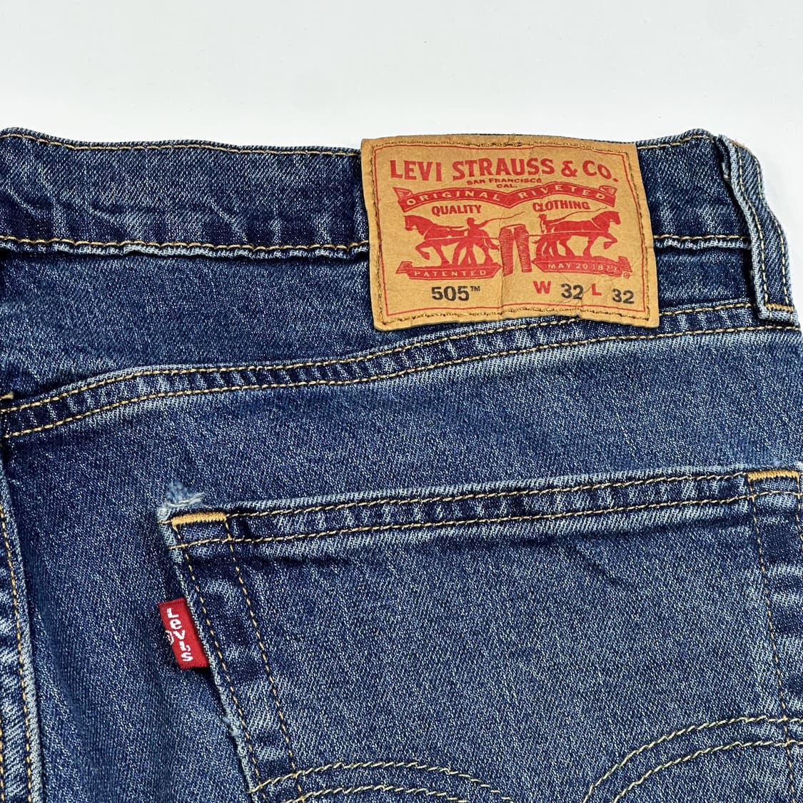 리바이스 505 오리지널 데님 팬츠 (32인치) 상품이미지7