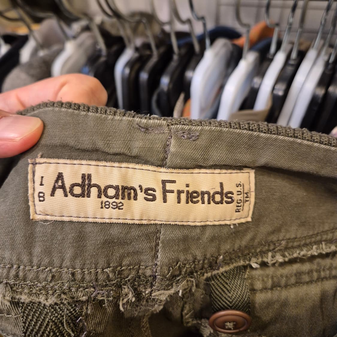 30인치 카모배색 면 와이드 카고팬츠  상품이미지4