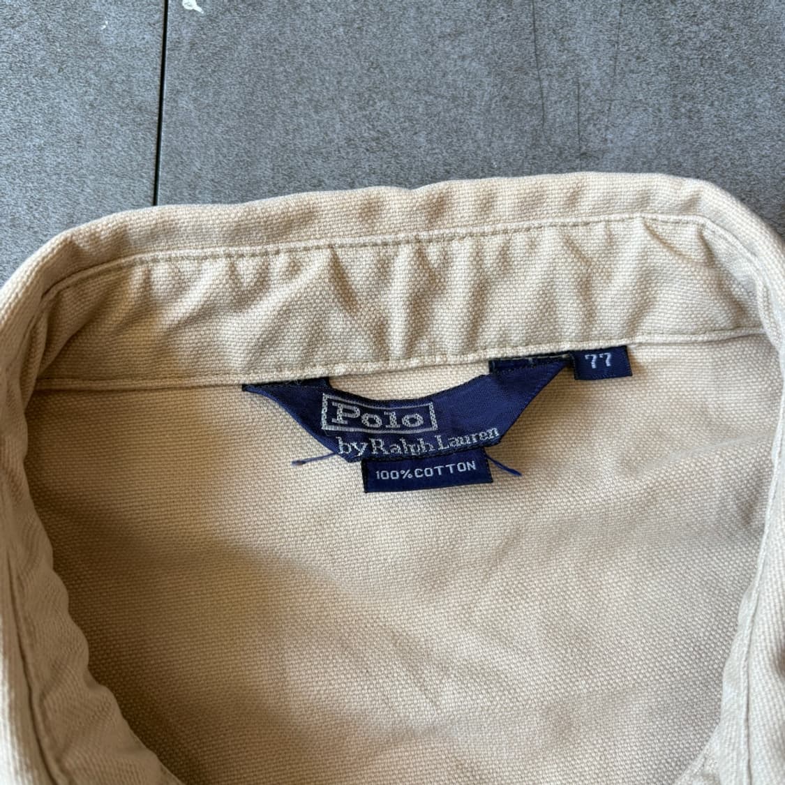 91년 신한 생산 폴로 베이지 스윙톱 자켓 상품이미지5
