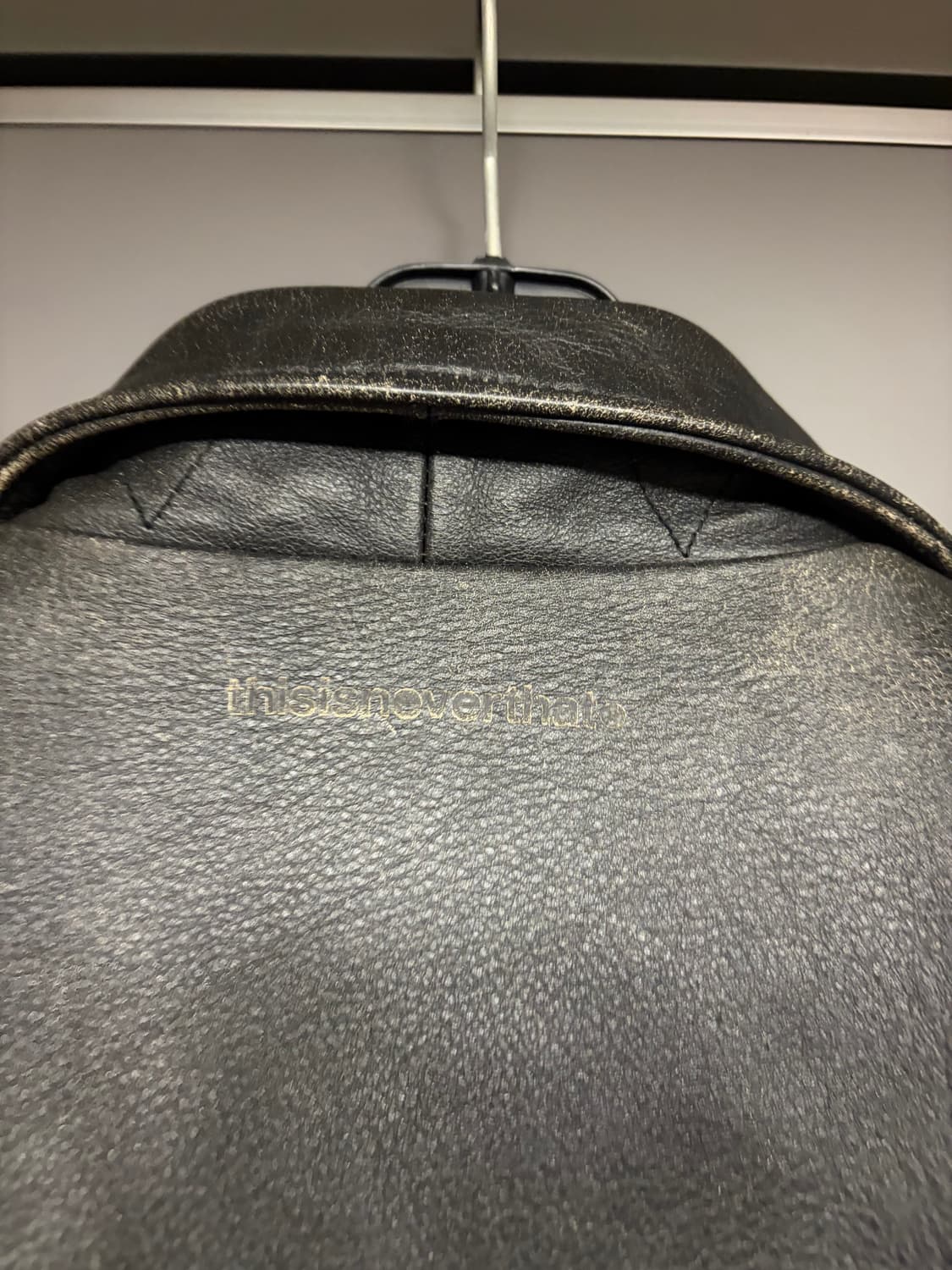 디스이즈네버댓 플라이트 레더 자켓 s 상품이미지7