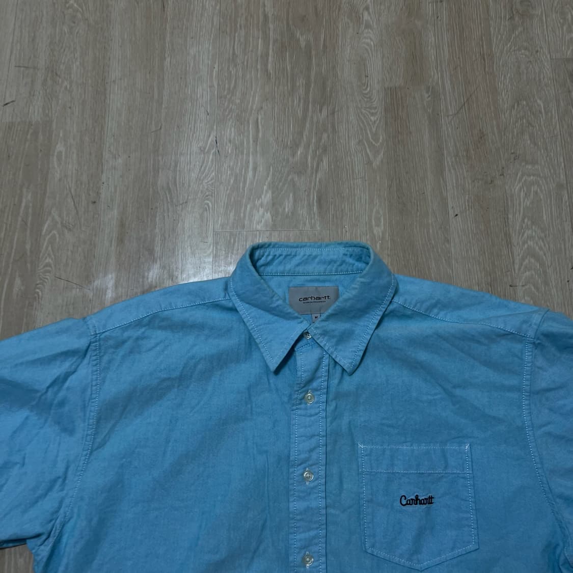 칼하트 로고 포켓 반팔셔츠 M 상품이미지2