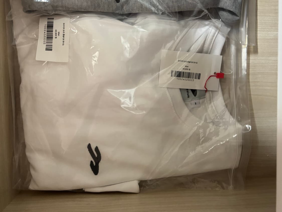 탄산마그네슘 드라이어 롱슬리브 화이트 Men 상품이미지2