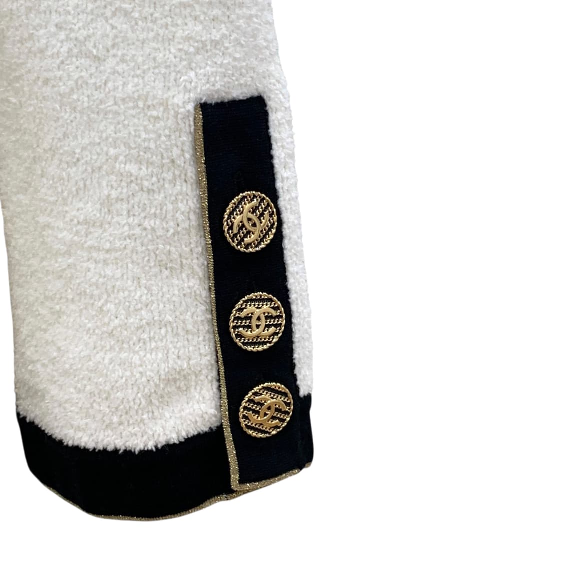 샤넬 CC버튼 테리 부클 니트 원피스 상품이미지6