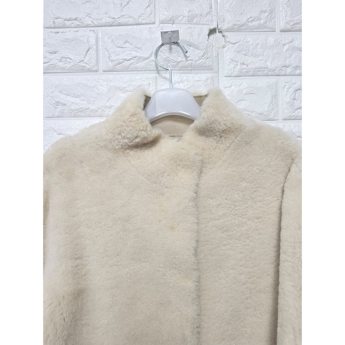 택포// City Gee 램스킨 무스탕 코트 상품이미지3