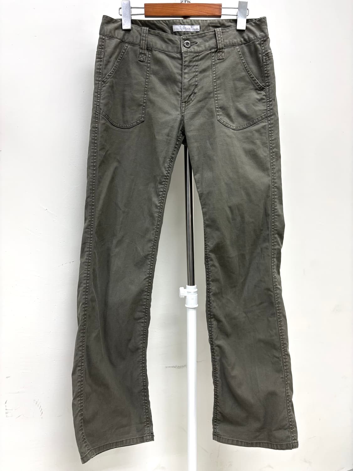 빈티지 카키 코튼 팬츠 상품이미지6