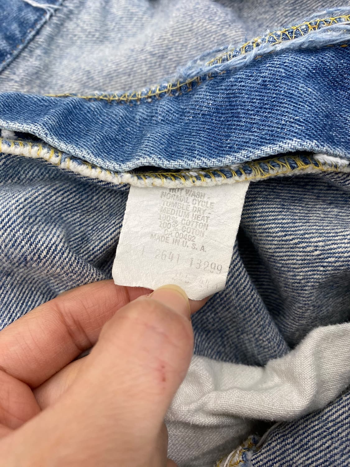 70's 리 부츠컷 플레어진 상품이미지8