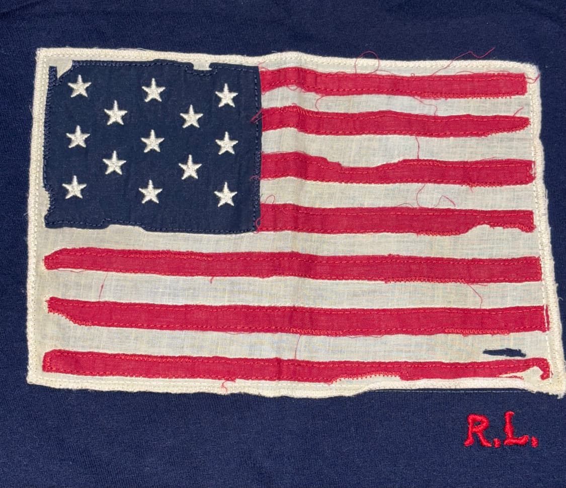 폴로 랄프로렌 네이비 성조기 반팔 상품이미지4