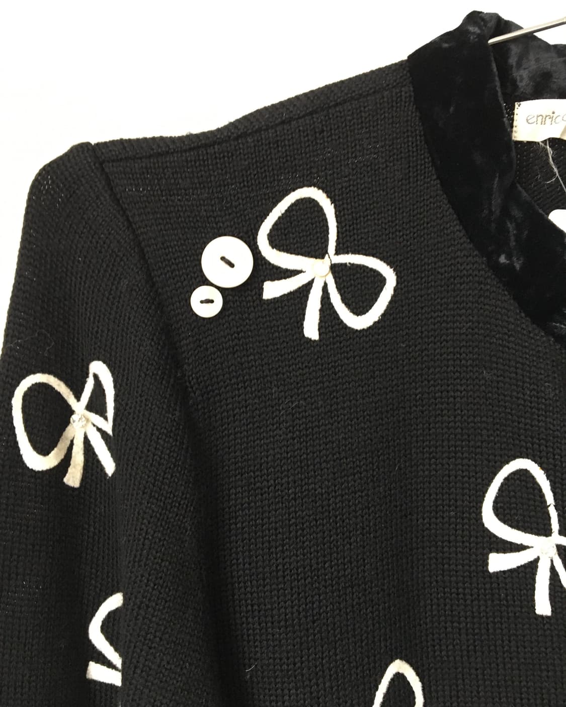 Ribbon pattern knit cardigan 상품이미지3