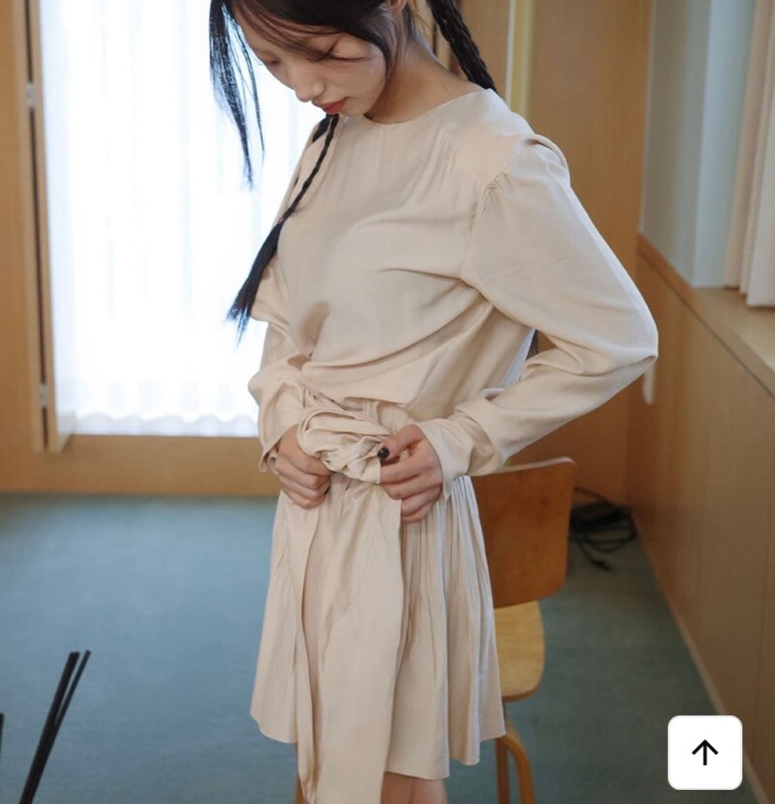 나비버스 naviverse 원피스 Draped mini Dress 상품이미지3