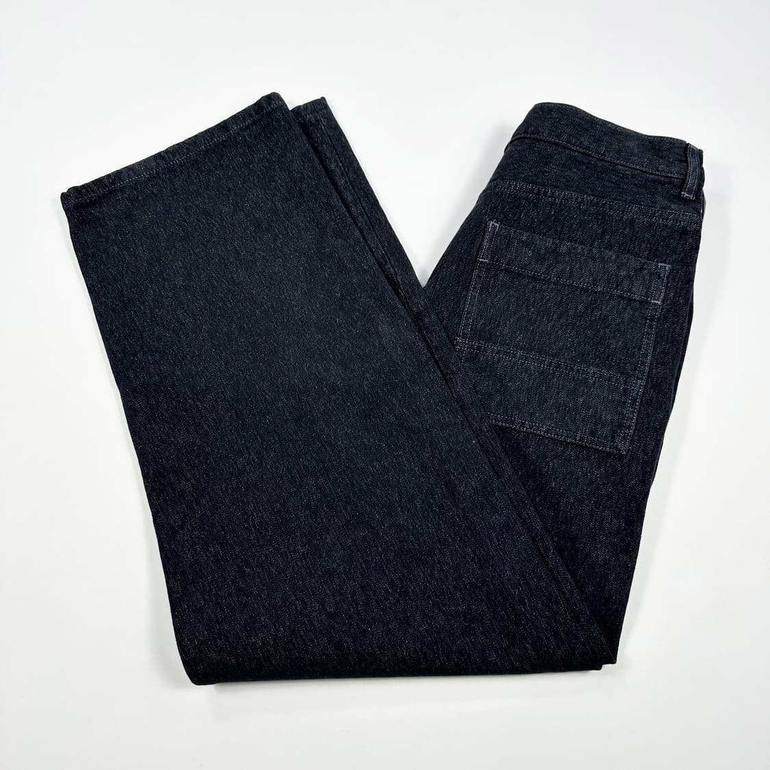 30 COS 코스 와이드 레그 릴렉스드 흑청 데님팬츠 상품이미지1