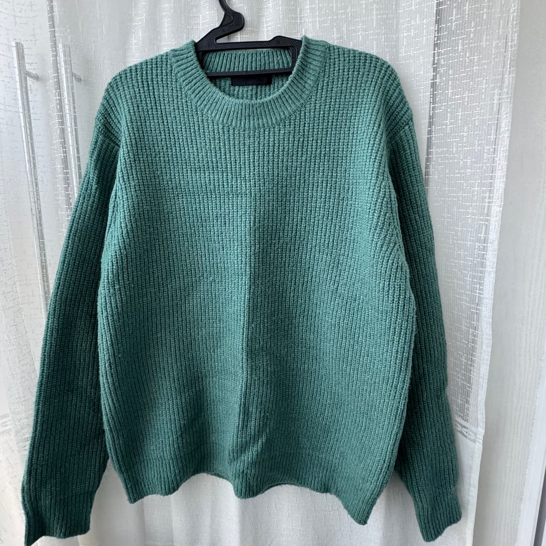 예쁜 낙낙핏 민트 니트 스웨터 프리 컨디션 굿 상품이미지1