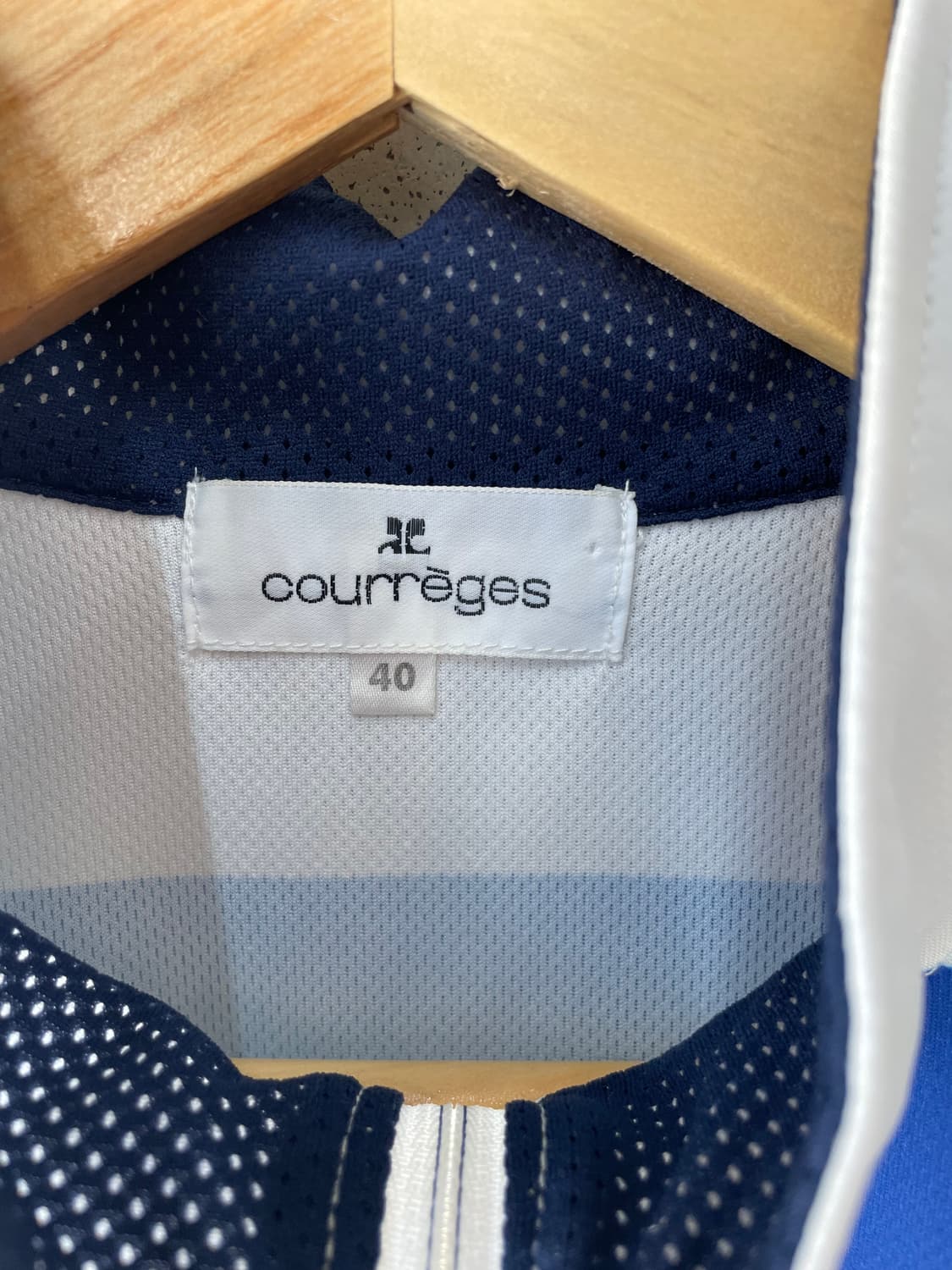 Courreges 꾸레쥬 로고 스트라이프 탑 상품이미지8