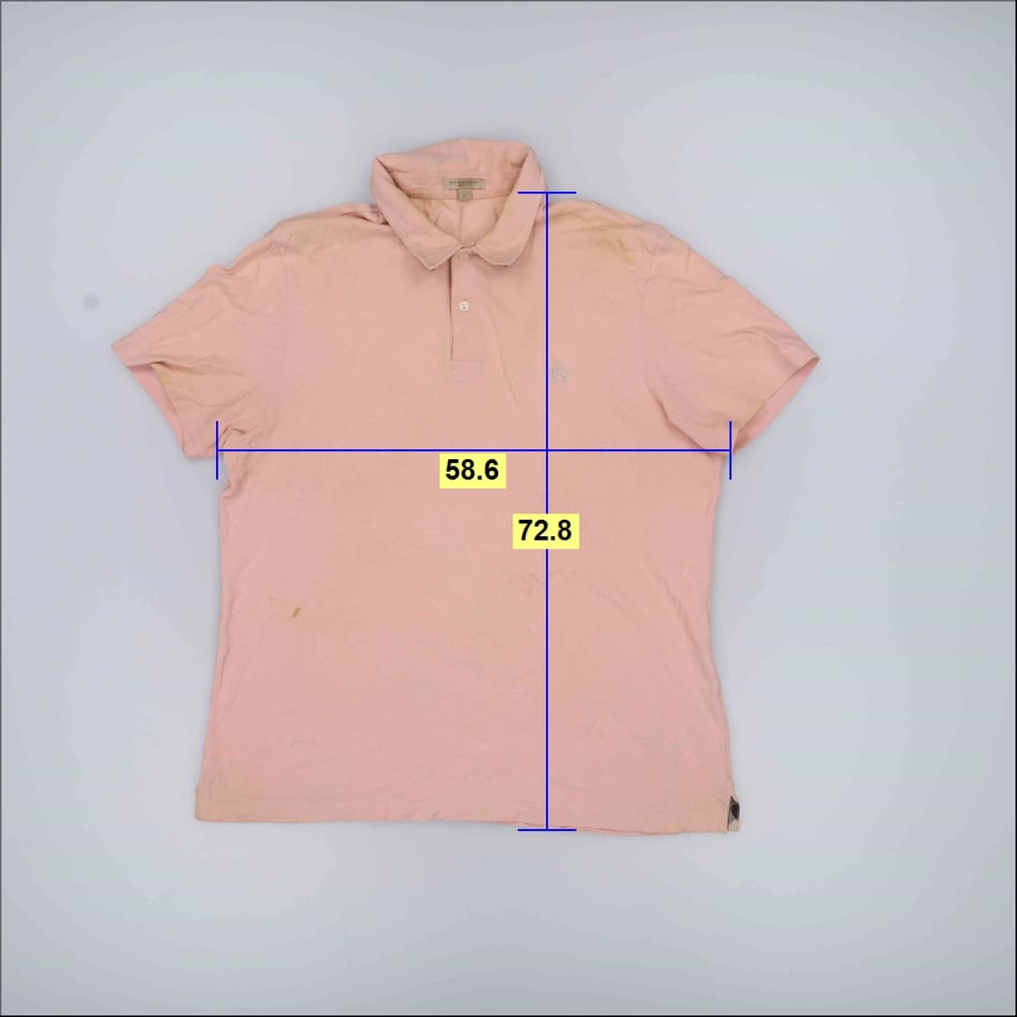 105 버버리 PK셔츠(오염) 0331H1 상품이미지9