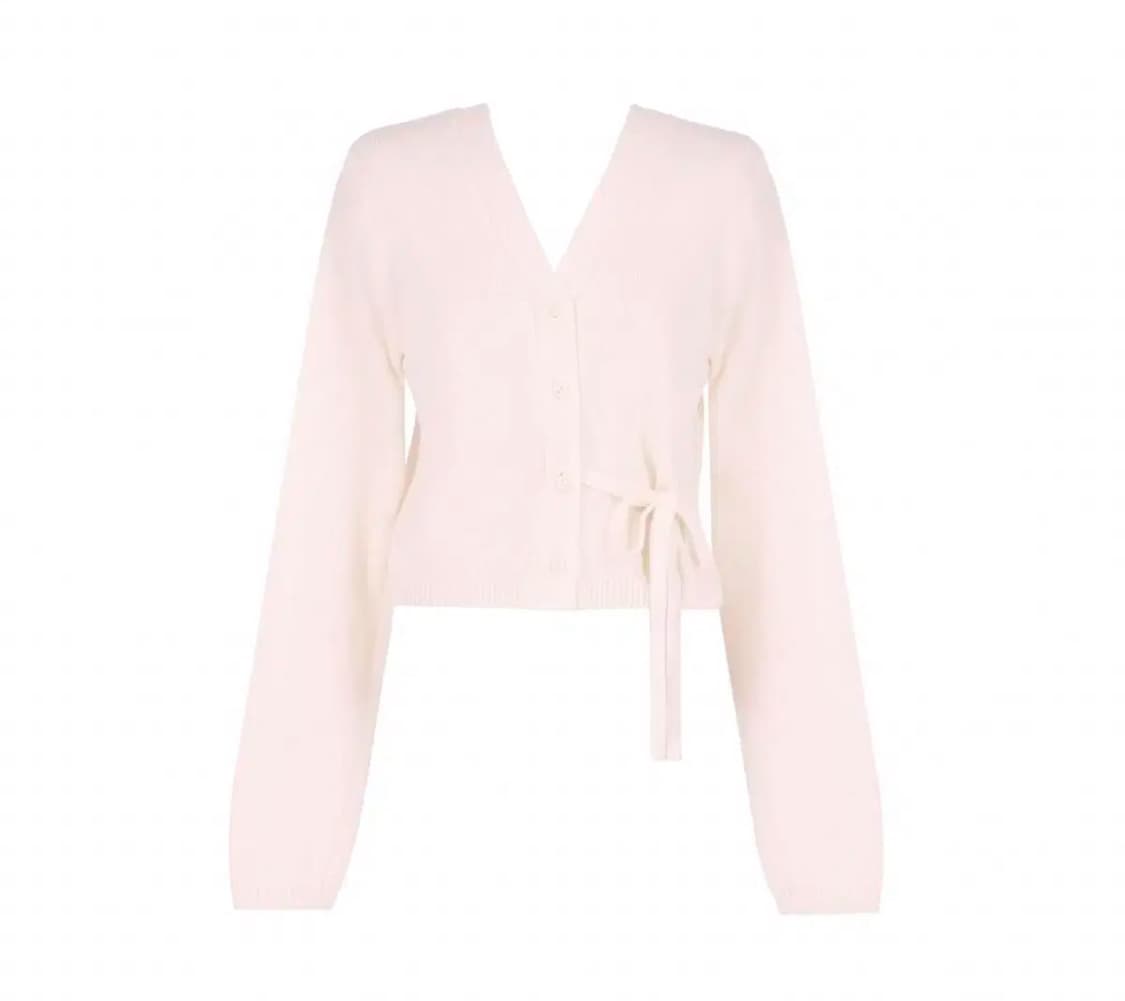 클리시어 코프 베이비 핑크 리본 가디건 상품이미지1