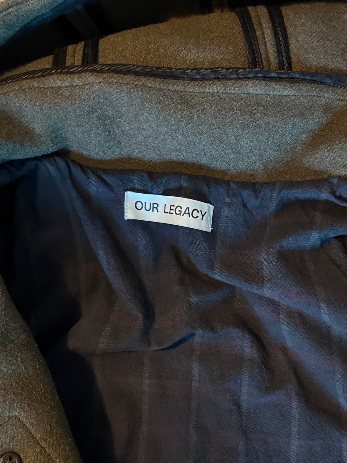 아워레가시 더플 모스그린 코트 상품이미지2