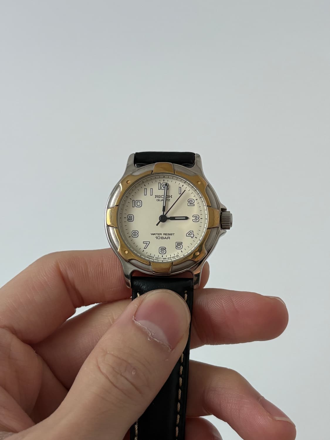 1990s Gold Bezel Cream Dial Quartz 상품이미지3