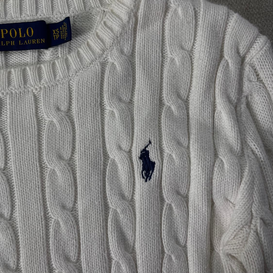 W 90 폴로랄프로렌 꽈배기 니트 상품이미지3