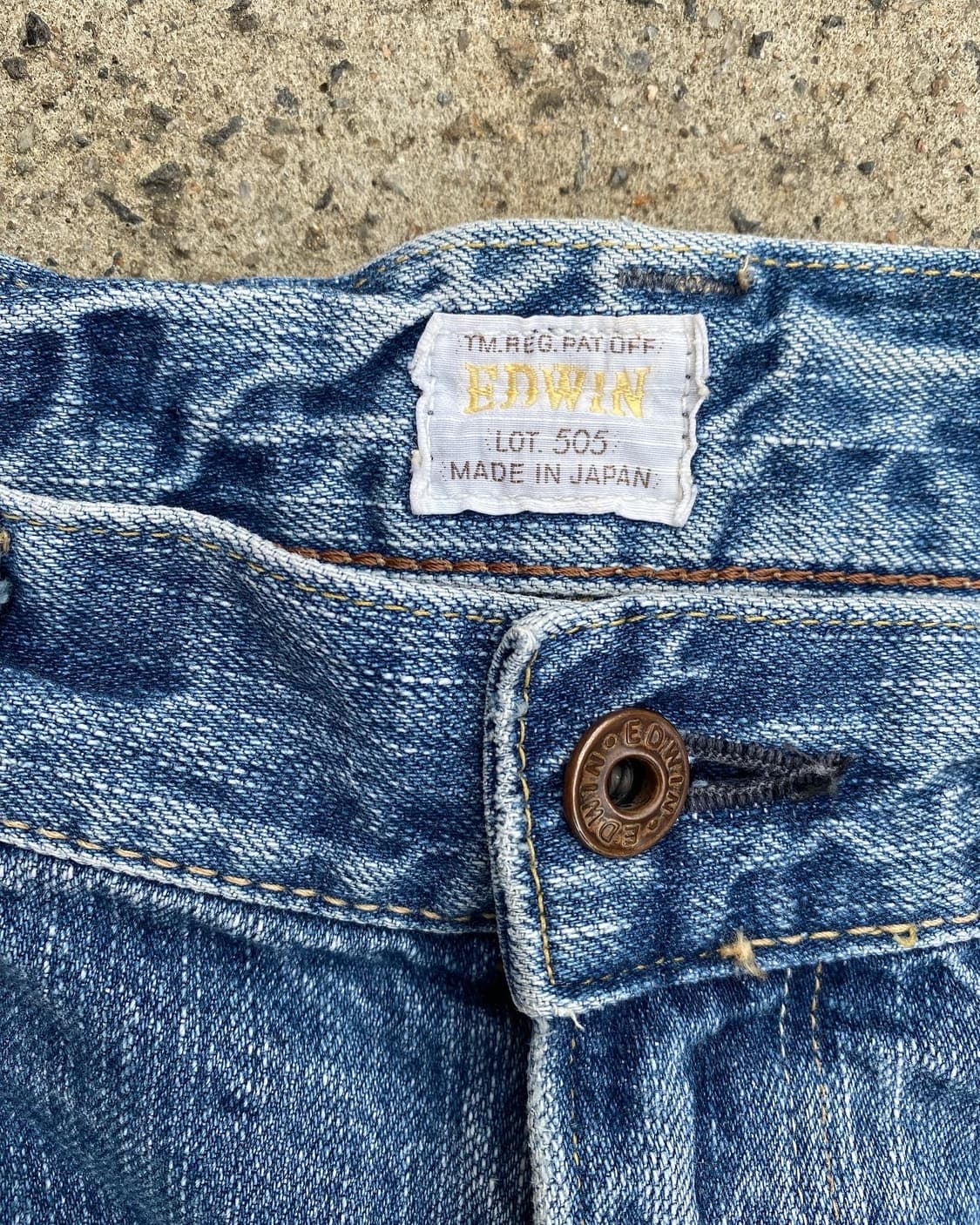 90's EDWIN 505ZX selvage jeans 상품이미지5