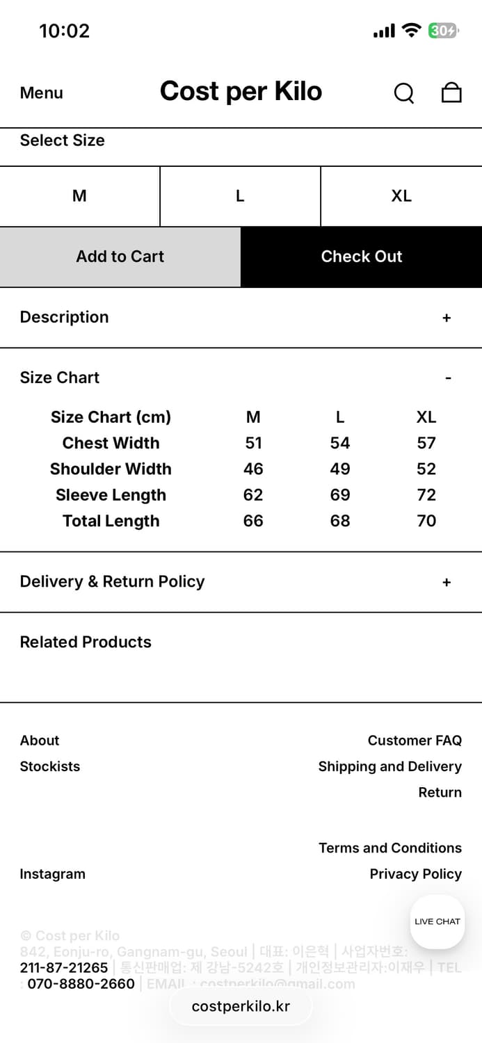 코스트퍼킬로 니트 L 판매 상품이미지7