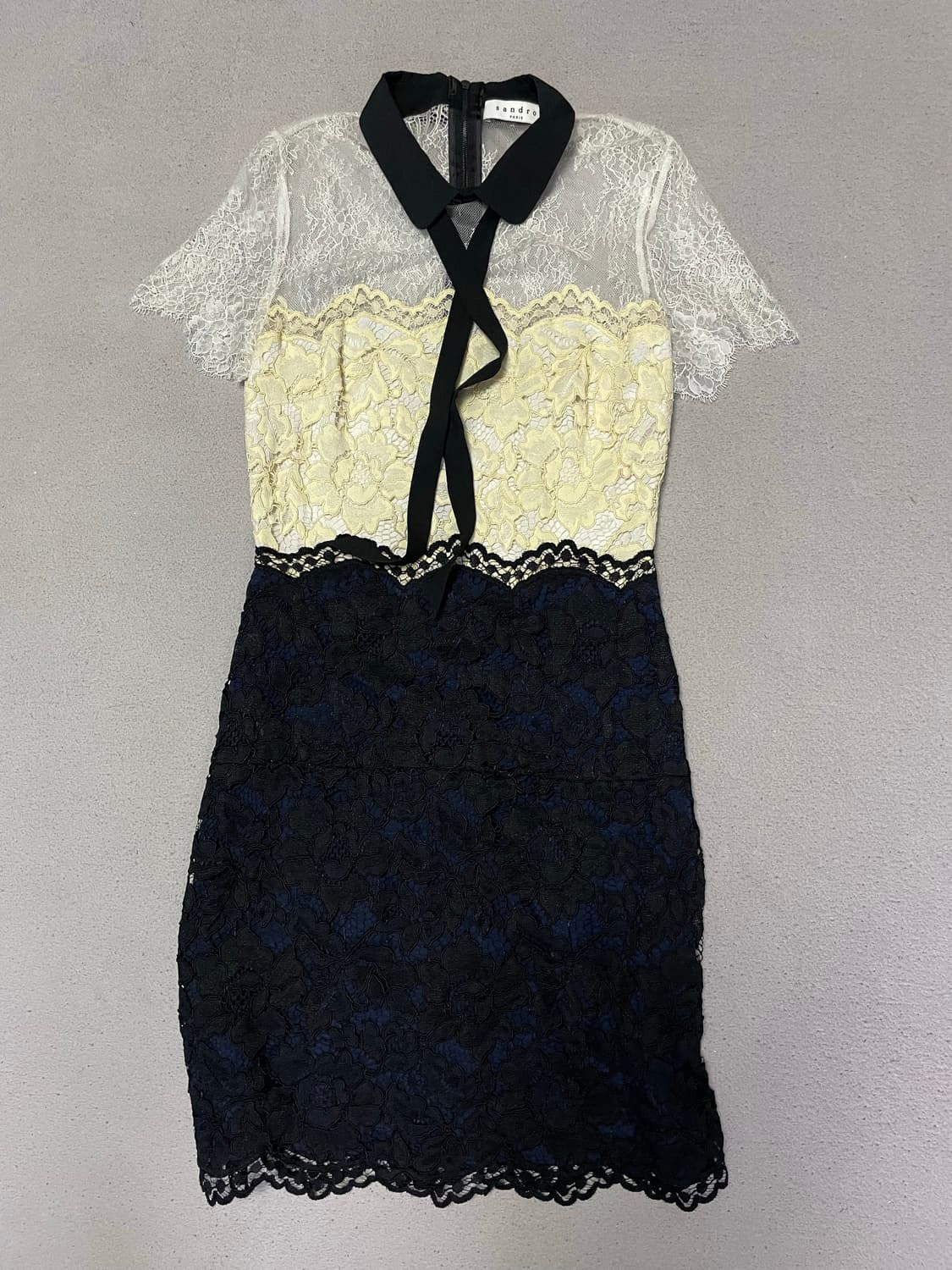 산드로 시스루 원피스 2사이즈 상품이미지1