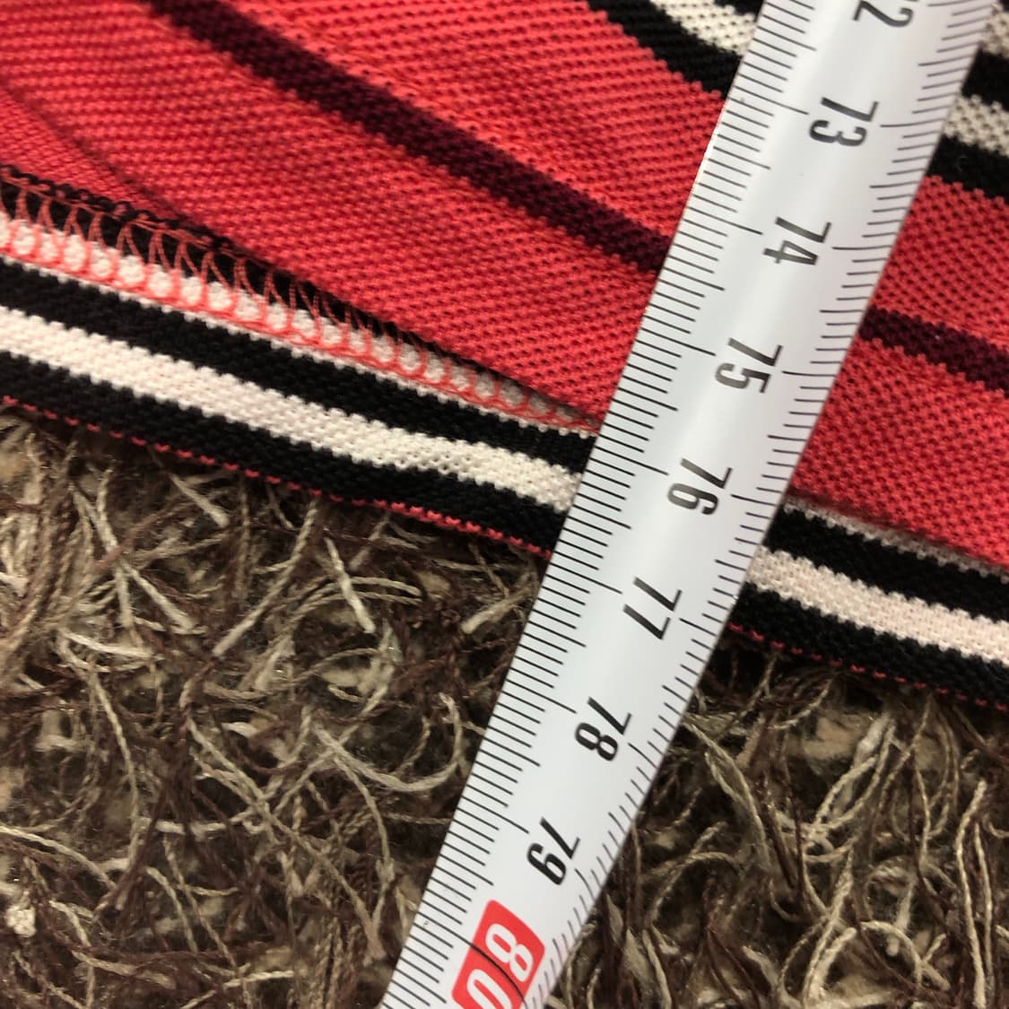 4 버버리 블랙라벨 로고 스트라이프 카라 반팔 티셔츠 95-100 상품이미지7