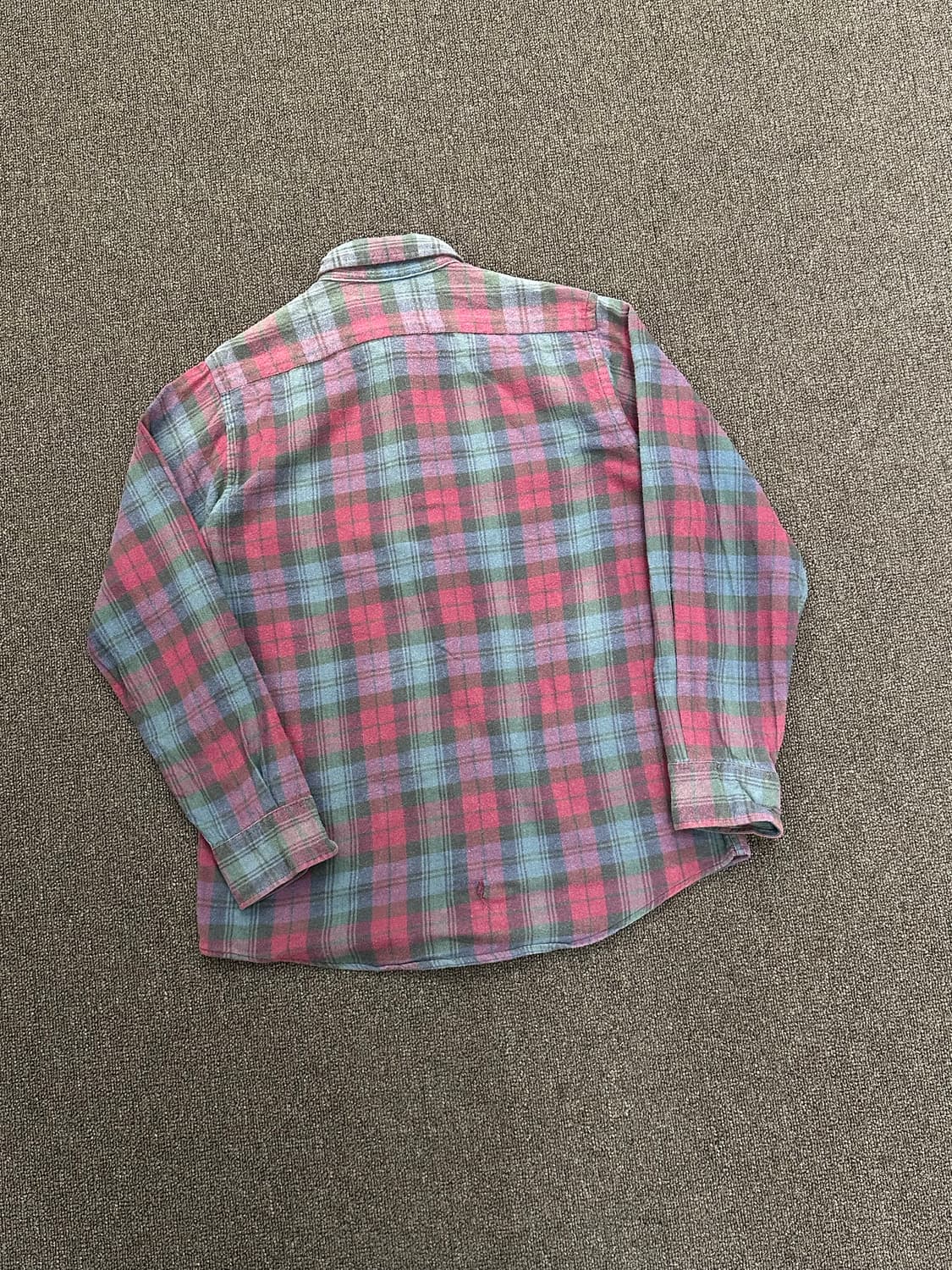 OS)L.L.Bean 빈티지 플란넬 버튼다운 셔츠 상품이미지3