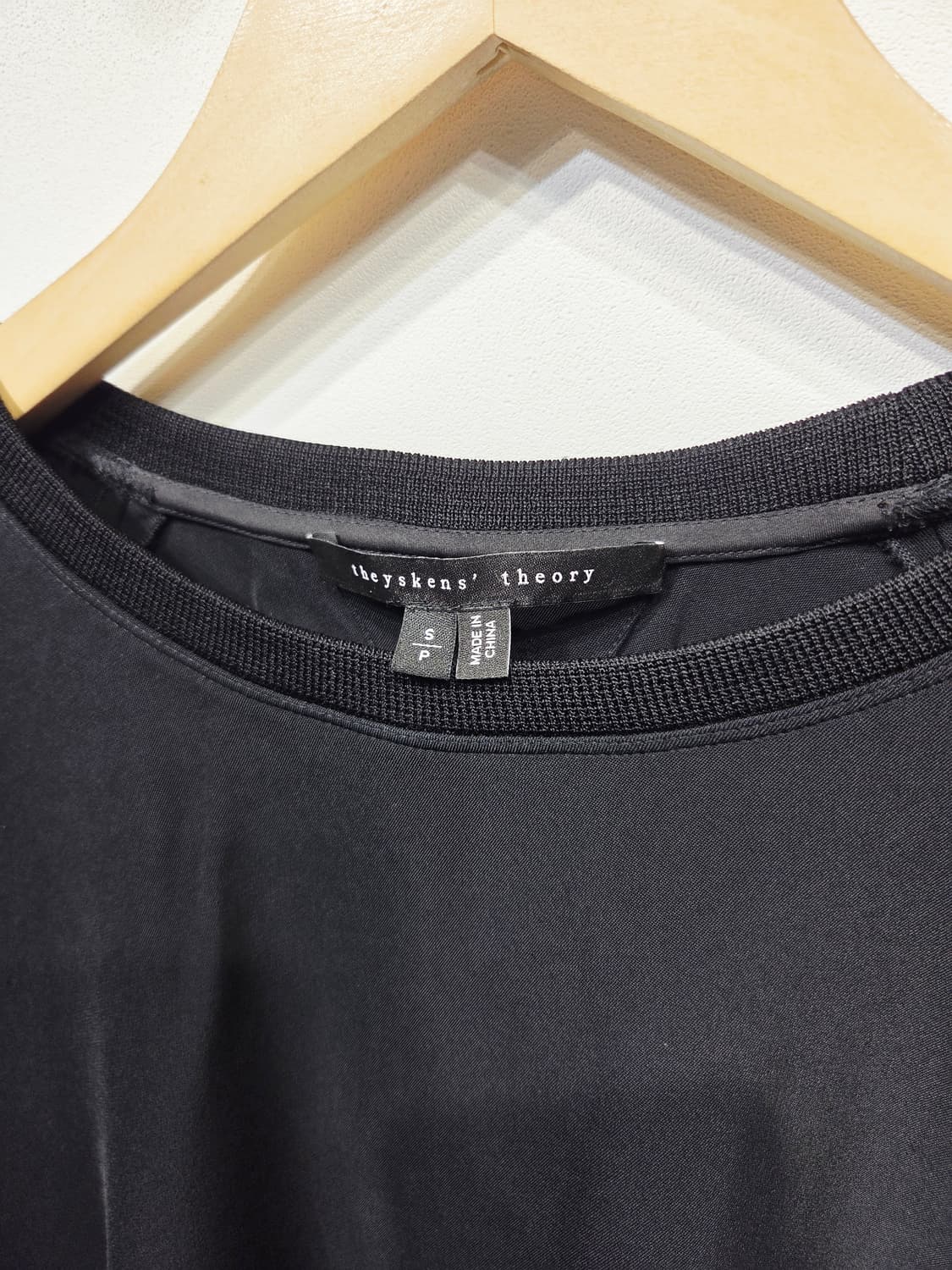 theyskens' theory. 여자 크롭 오버핏 반팔_S 상품이미지4