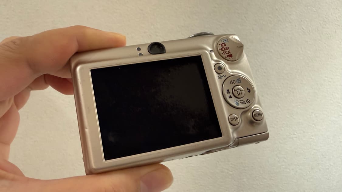 캐논 익시 디지털 700(익서스 750 모델) 샴페인 골드 (액정 열화) 상품이미지8