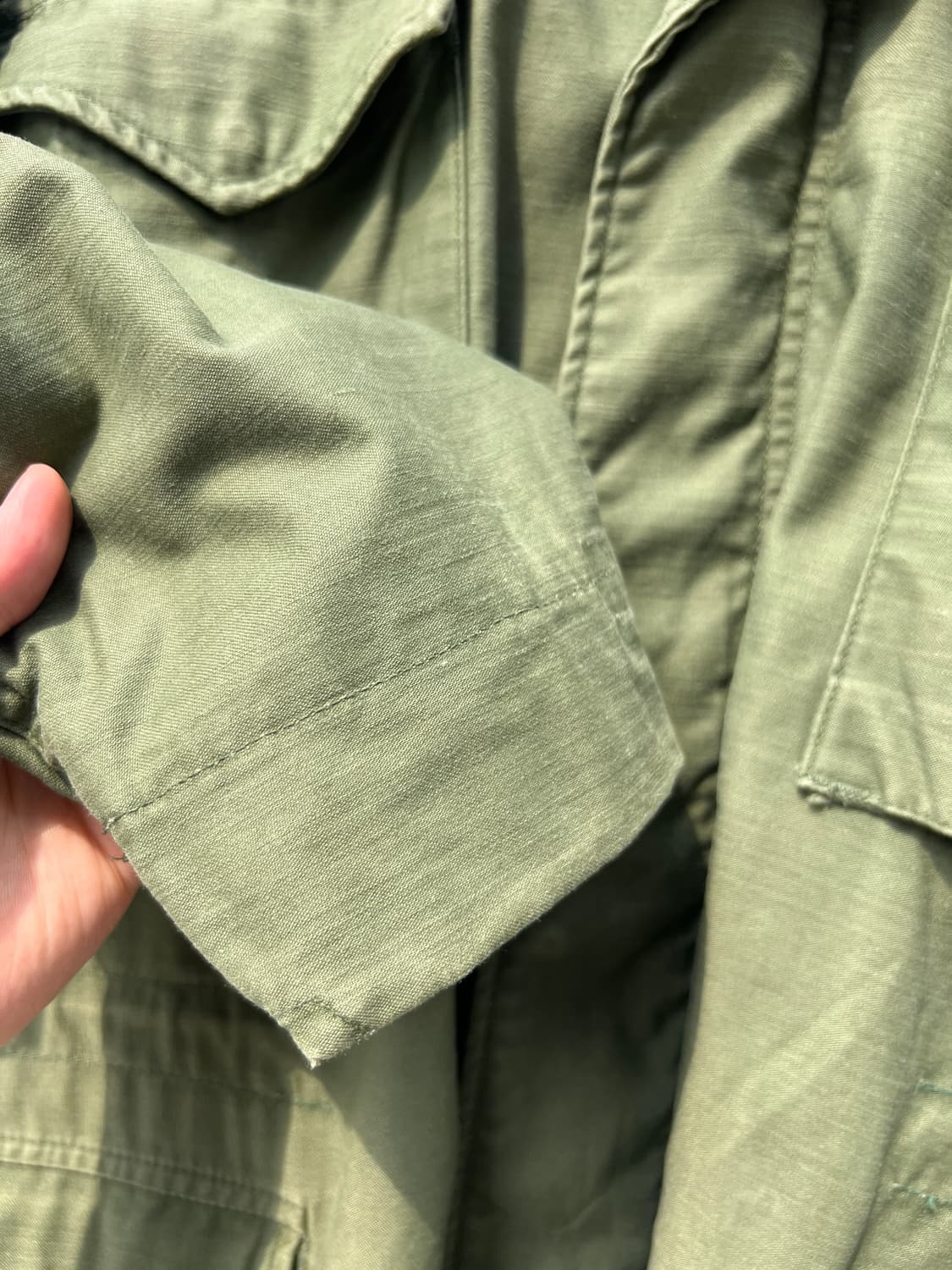 [L]80's 오리지널 U.S AIR FORCE M-65 필드 자켓 상품이미지5