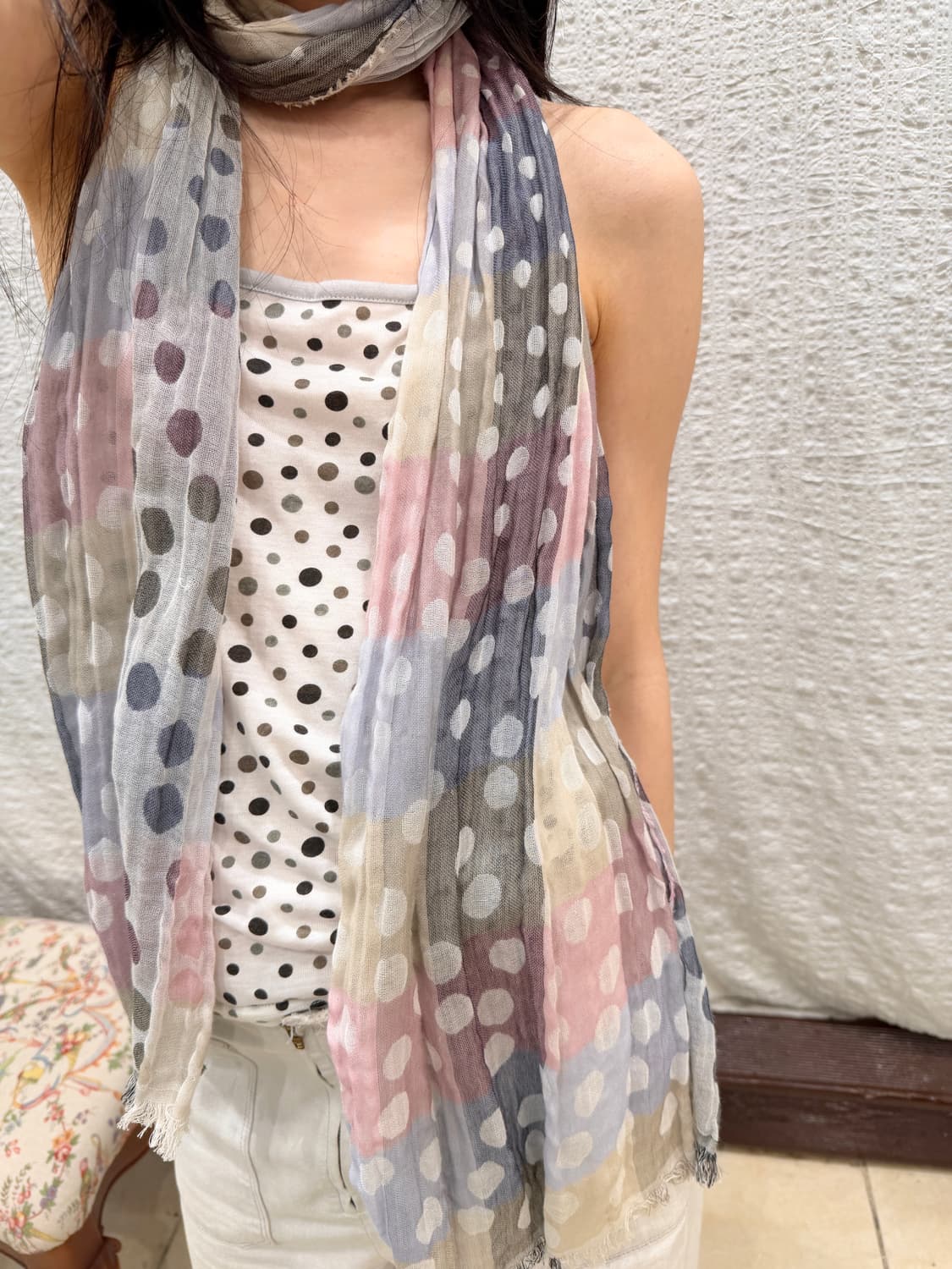 mini polka sleeveless 상품이미지4