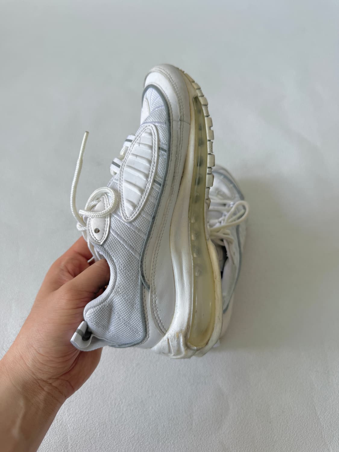 [230]나이키(NIKE) 에어맥스 98 화이트 상품이미지2