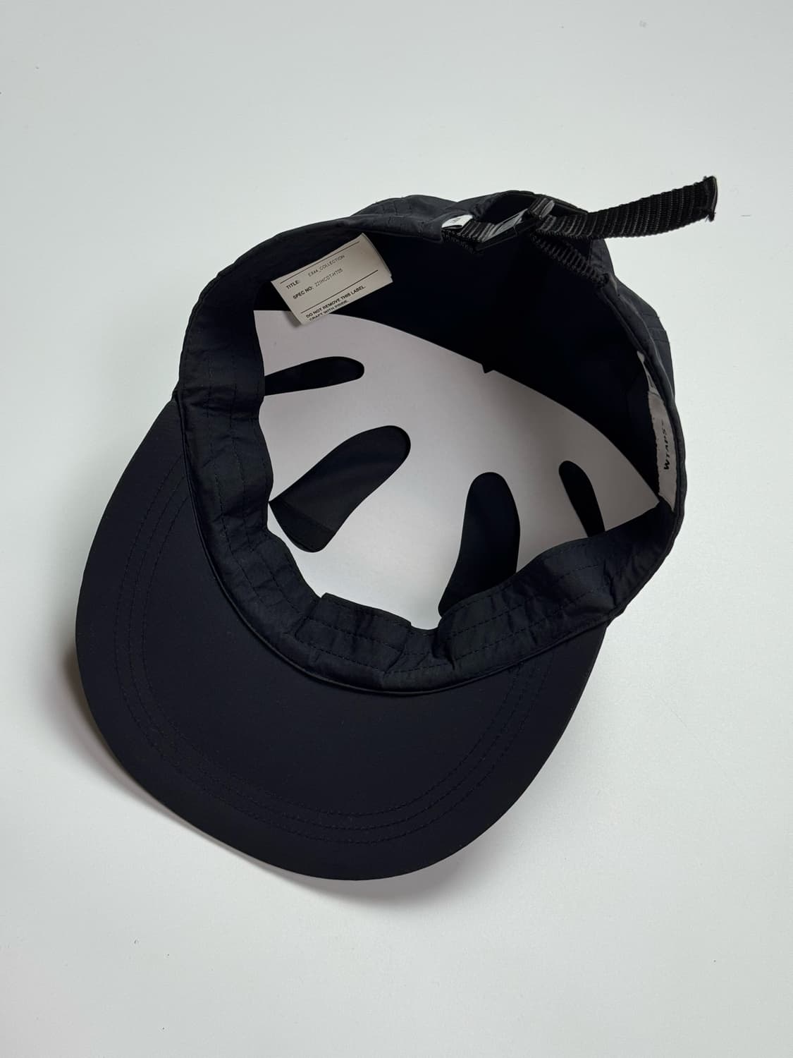 WTAPS T-5 더블탭스 나일론 캡 볼캡 모자 블랙 상품이미지4