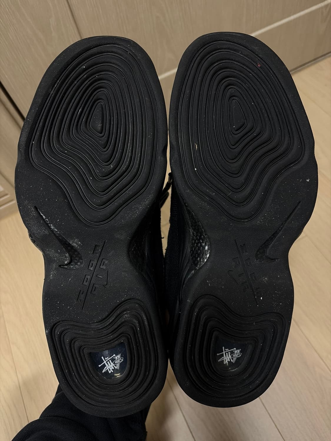 스투시 나이키 에어패니2 블랙 제품 상품이미지4