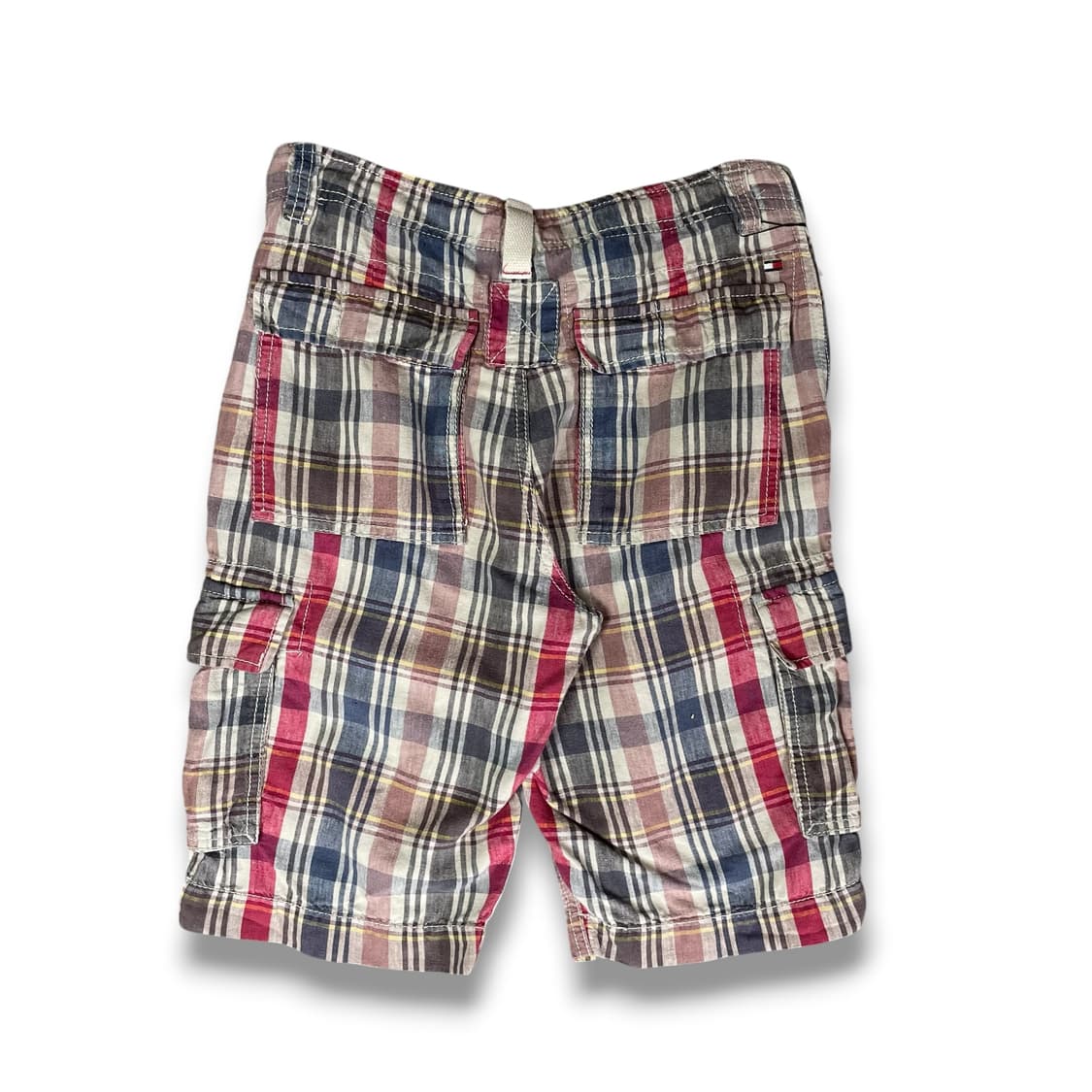 (30) 타미힐피거 린넨 코튼 체크 카고 하프팬츠 상품이미지2